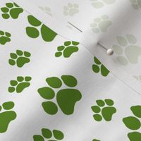 Green Doggy Paws // Small