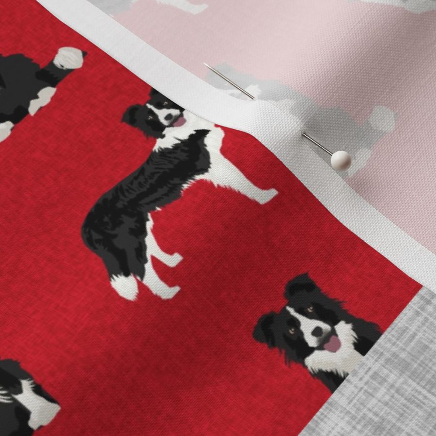 border collie pet quilt a cheater quilt dog breed nursery fabric