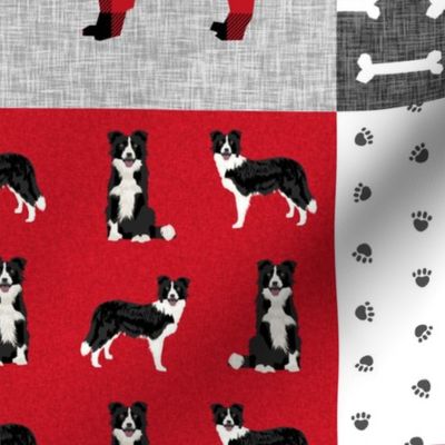 border collie pet quilt a cheater quilt dog breed nursery fabric