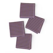 Purple Houndstooth Small