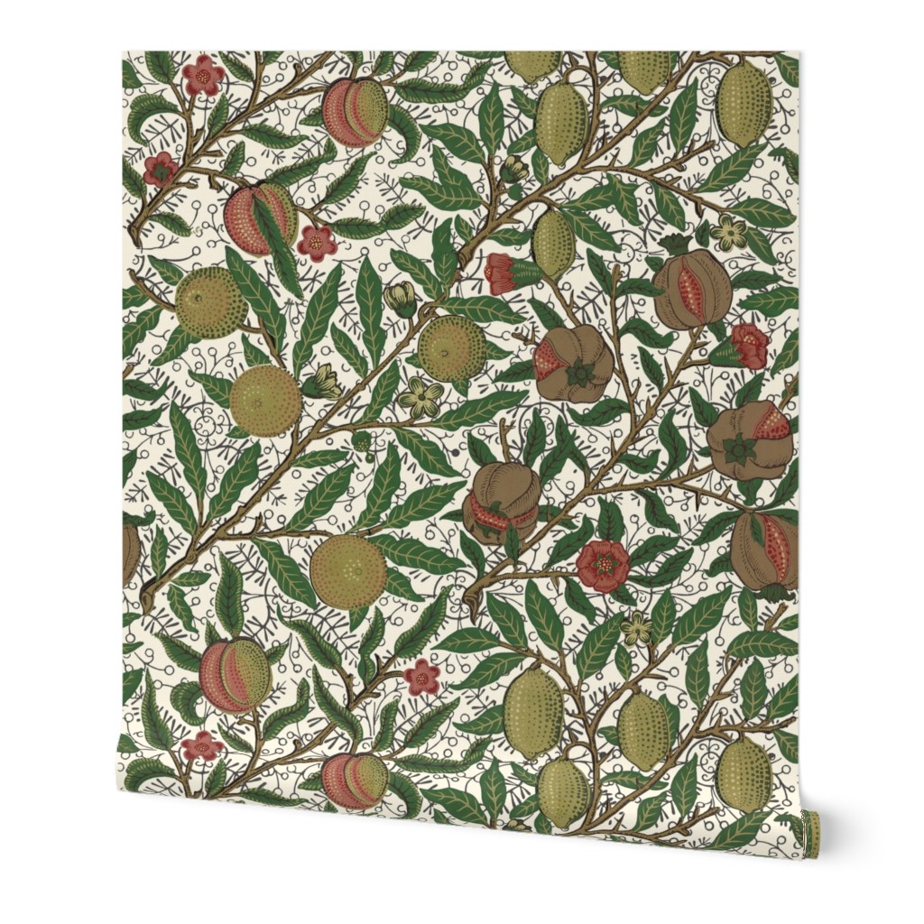 Fruit ~ William Morris ~ Original on Cosmic Latte 