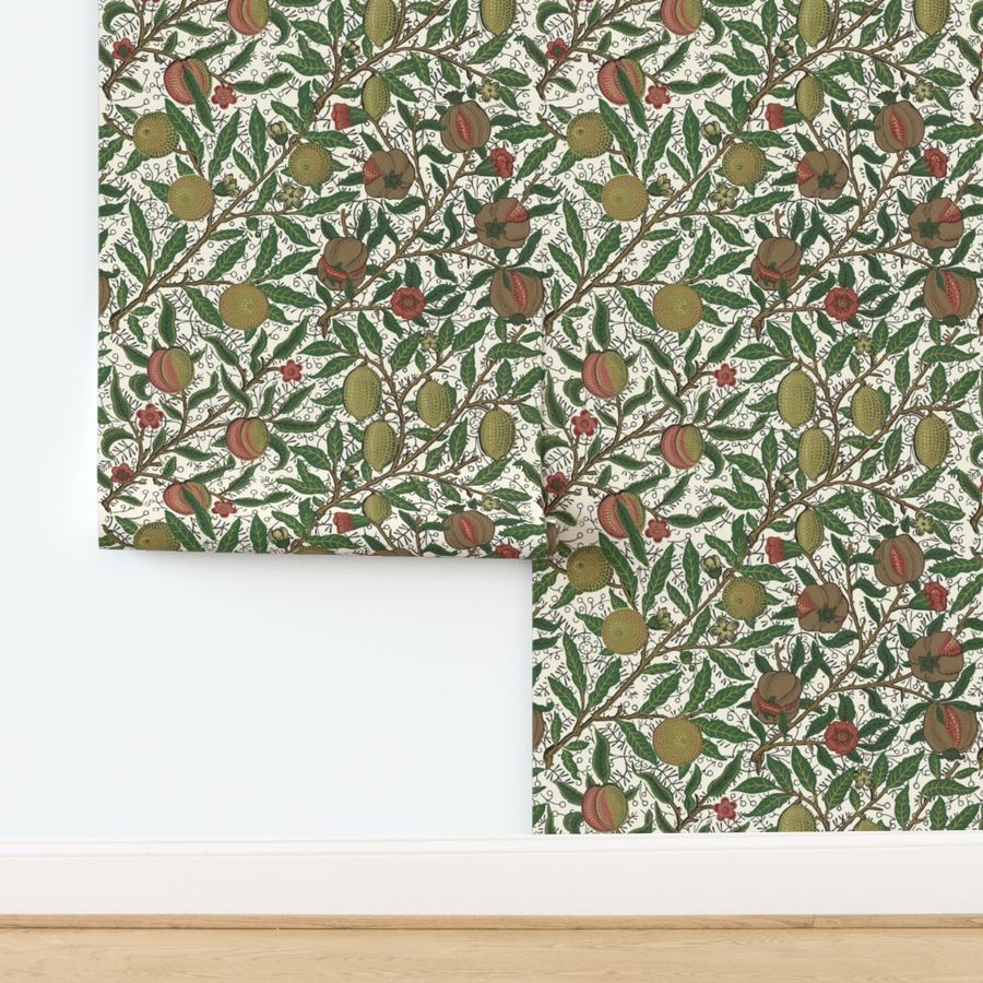 Fruit ~ William Morris ~ Original on Cosmic Latte 