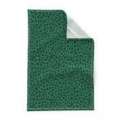 ★ LEOPARD PRINT in GREEN ★ Small Scale / Collection : Leopard spots – Punk Rock Animal Print