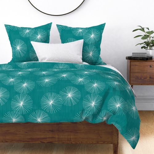 Dandelions M+M Teal by Friztin