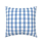 Classic Pale Blue Pastel Gingham Check