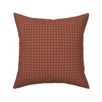 JP14 - Tiny Rust and Tan Buffalo Plaid