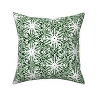 crocus snowflake forest green white