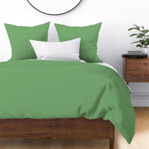 JP30 - Tiny Two Tone Green Buffalo Plaid