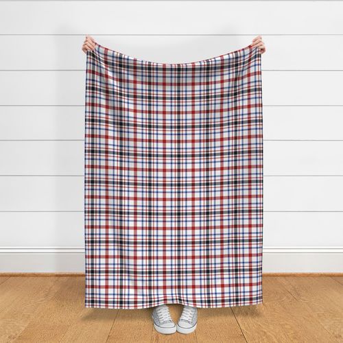 MacDonagh tartan - 8" modern on white