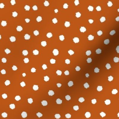 Painted Polka Dot // Longhorn Burnt Orange