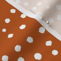 Painted Polka Dot // Longhorn Burnt Orange