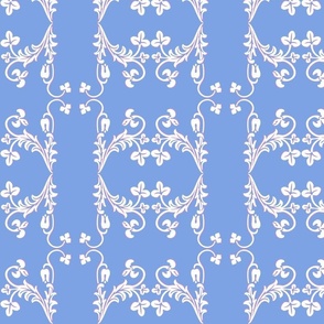 Floral Weaving in Blue