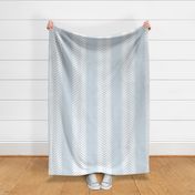 LAUREL LEAF STRIPE ON LIGHT BLUE