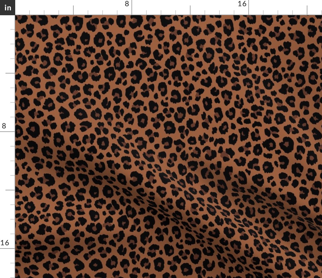 Leopard Caramel Brown