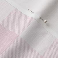 Buffalo Check - cool pink linen