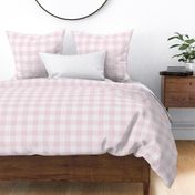 Buffalo Check - cool pink linen