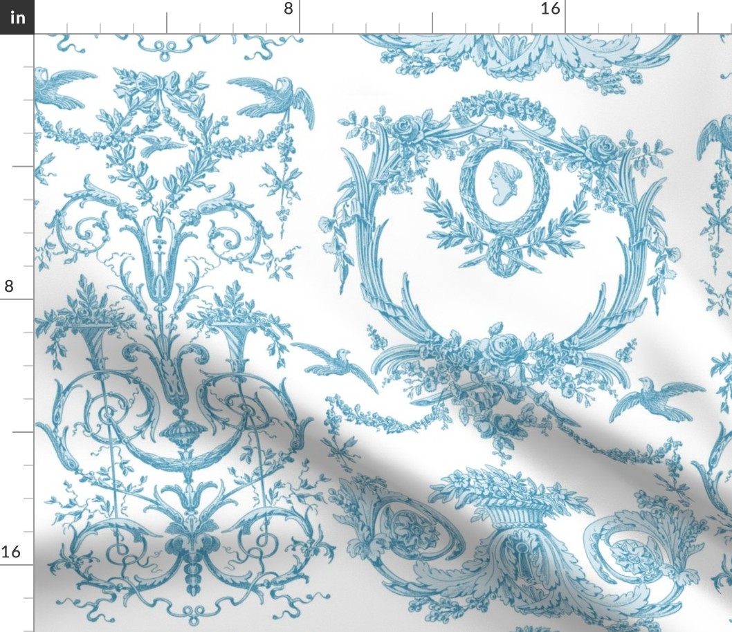 Capetian Toile aqua 2