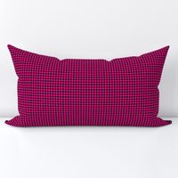 Gingham Large Black And Magenta