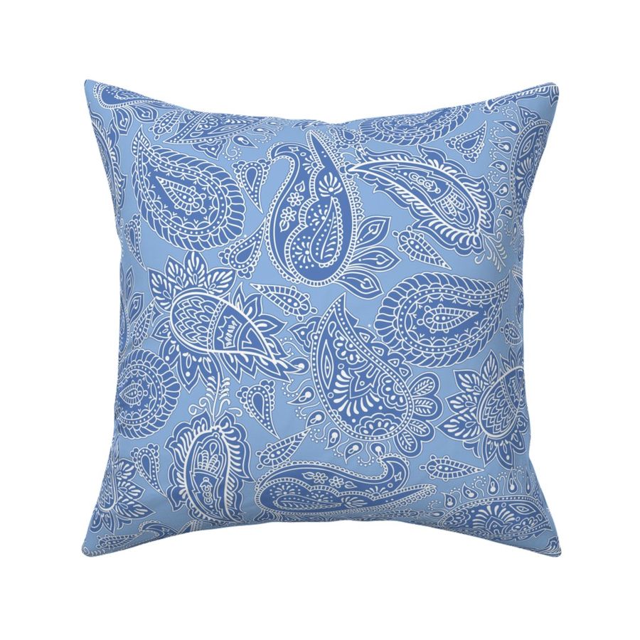 Paisley Bandana Blue