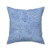 Paisley Bandana Blue