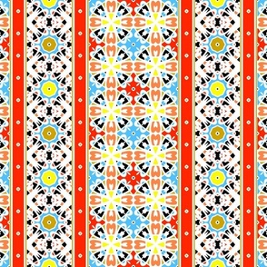 Pysanky Hearts Border