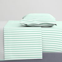 mint green vertical stripes 1/2"