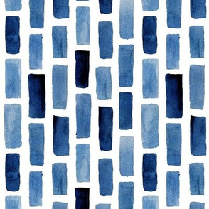 Vertical Tile Pattern in Blue