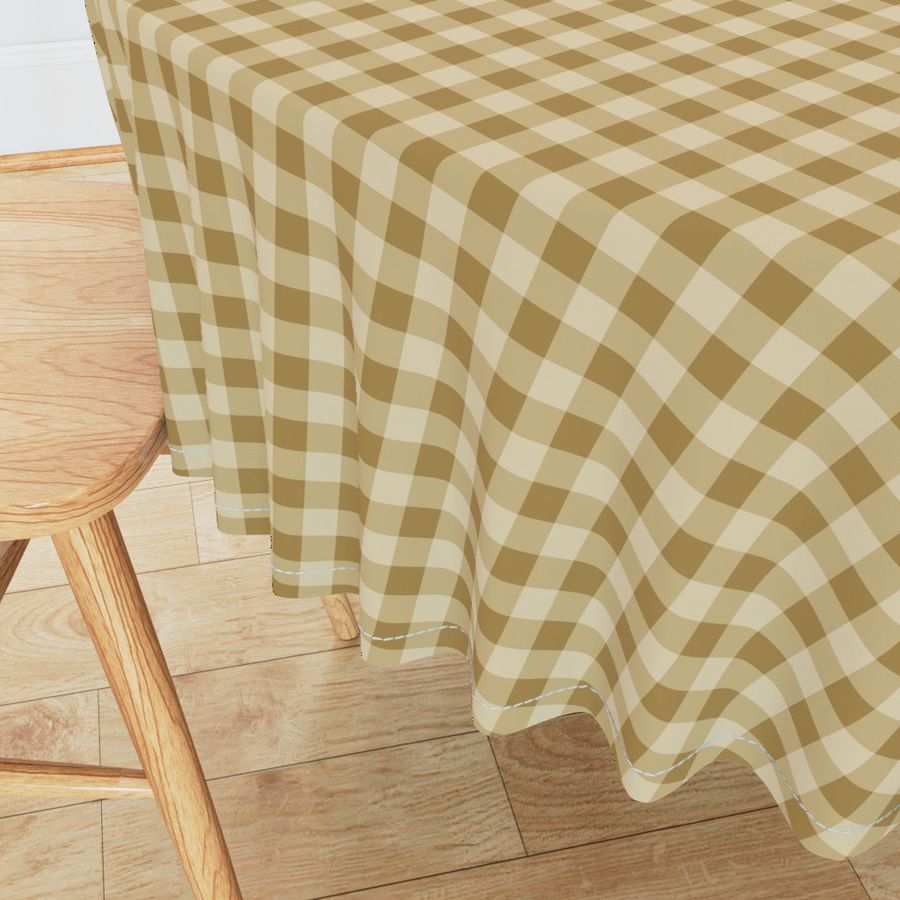 Gingham Plaid Check _Golden