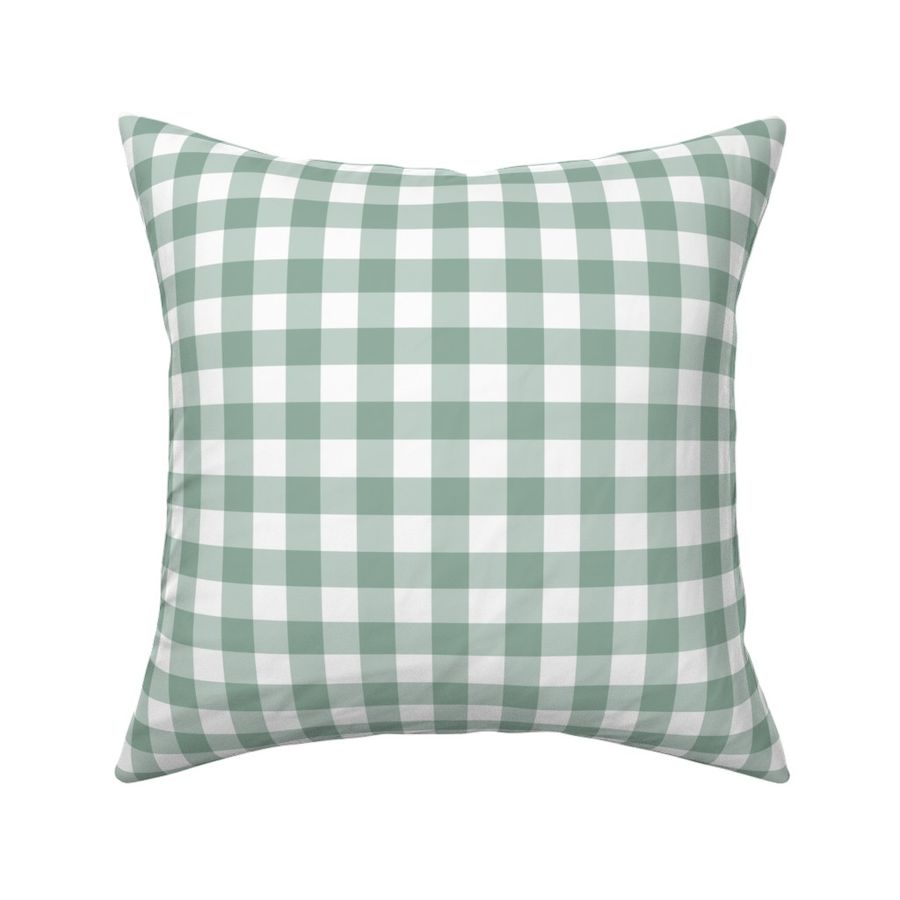 Gingham Plaid Check _Grass Green