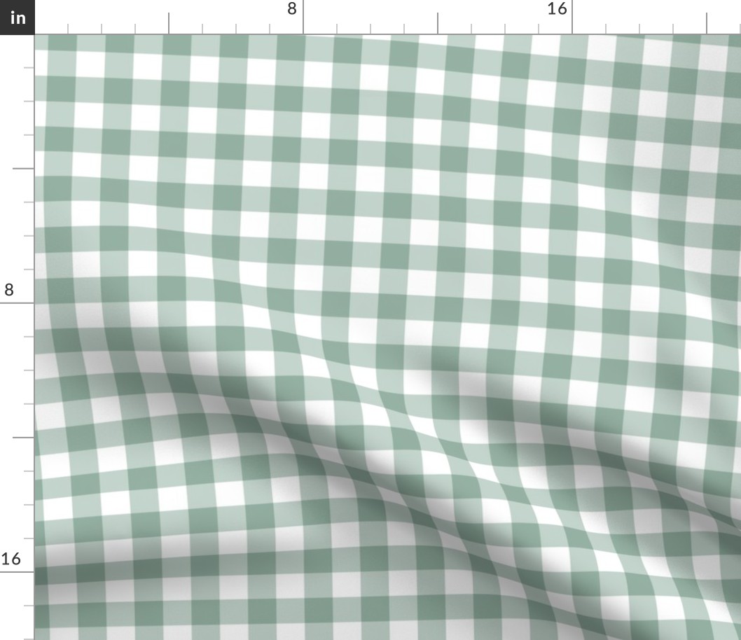 Gingham Plaid Check _Grass Green