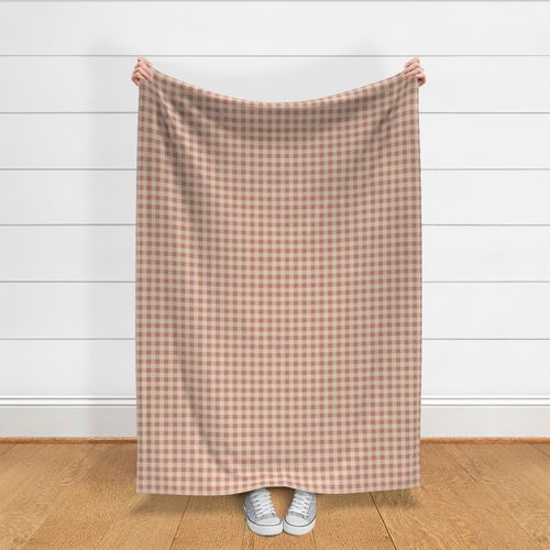 Gingham Plaid Check _Light Terracotta