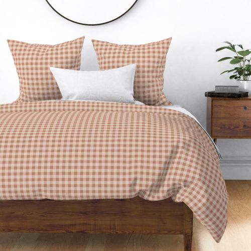 Gingham Plaid Check _Light Terracotta