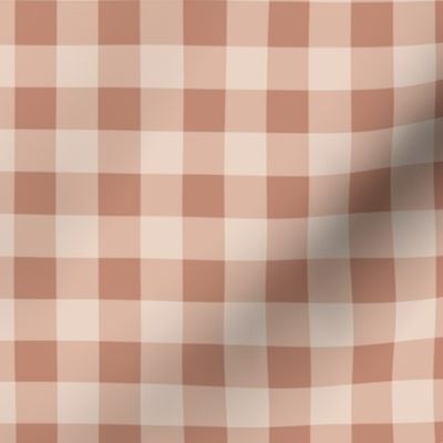 Gingham Plaid Check _Light Terracotta