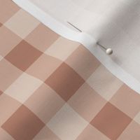 Gingham Plaid Check _Light Terracotta