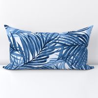 Palm Leaves (indigo) 