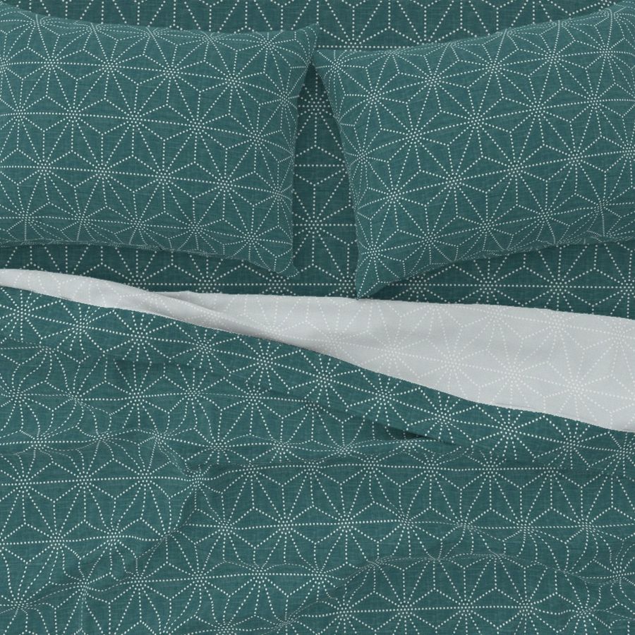 Shibori Stars - Emerald