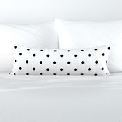 Classic Polka Dots - Black on White