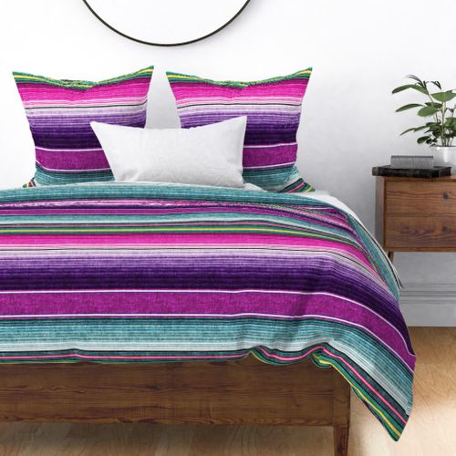 serape southwest stripes - purple -  LAD19