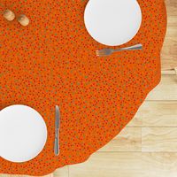 12" Retro Persimmon Confetti Dots