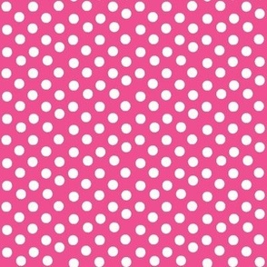 Pretty Polka Dots in Hot Pink