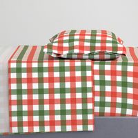 Gingham - Classic Christmas Red and Green