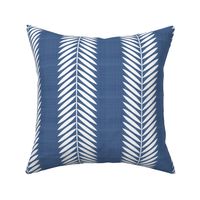 Half Scale Laurel Leaf Stripe Blue