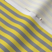 Quarter Inch Illuminating Yellow and Ultimate Gray Vertical Stripes