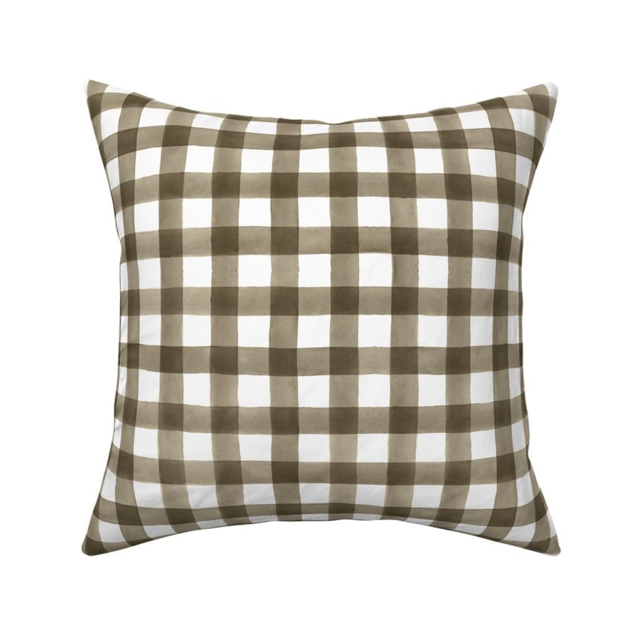 Fall Buffalo Check Plaid in Cocoa