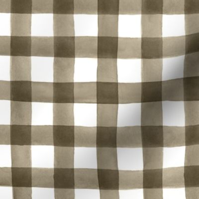 Fall Buffalo Check Plaid in Cocoa