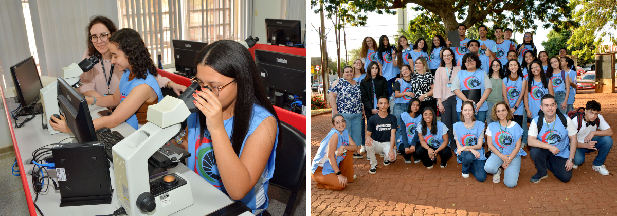 Estudantes da Escola Estadual Dom Barreto participam de retorno presencial do curso “Ciências Além das Salas de Aula” da FCM