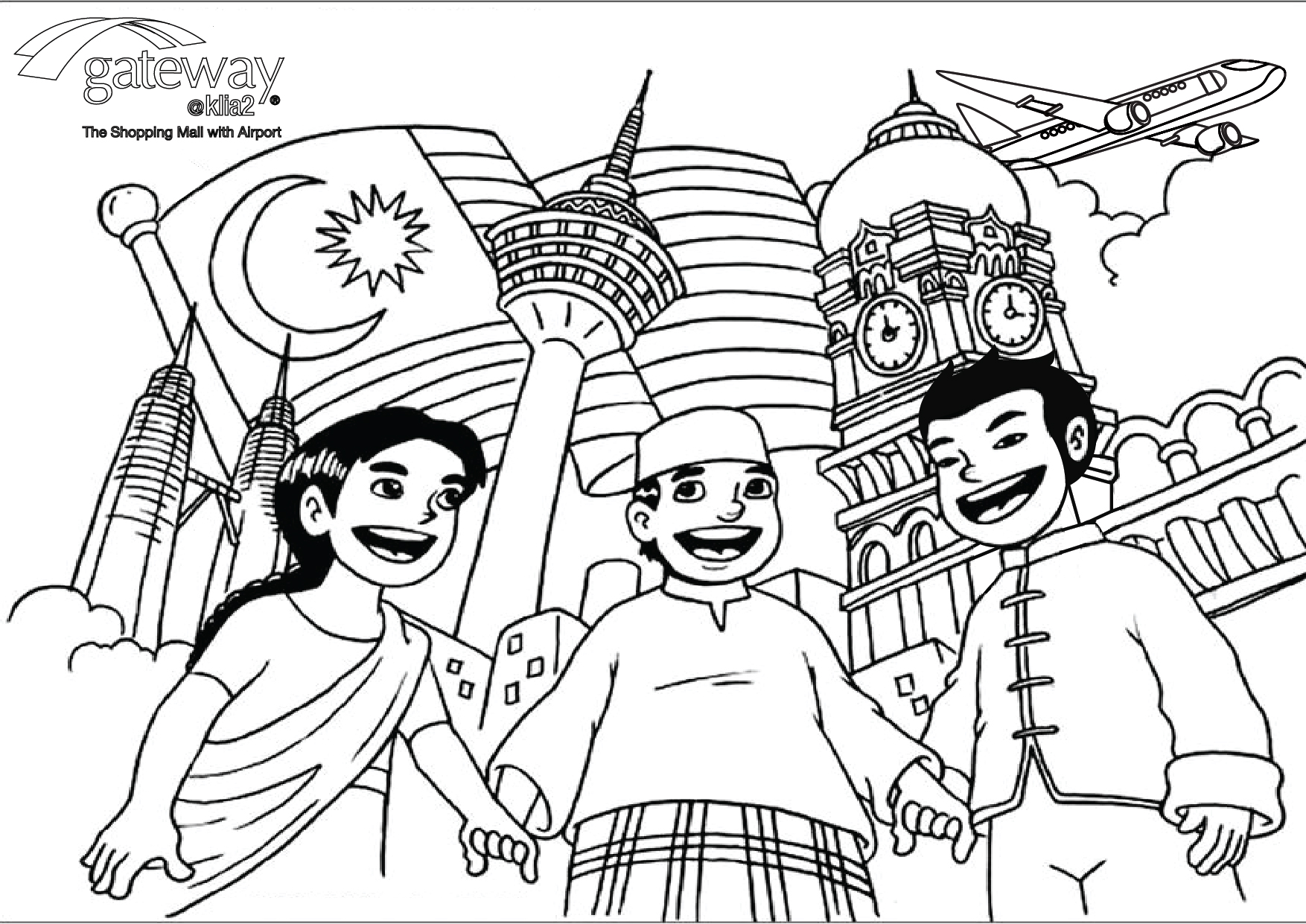 63rd Merdeka Day Coloring Sheet | Images and Photos finder