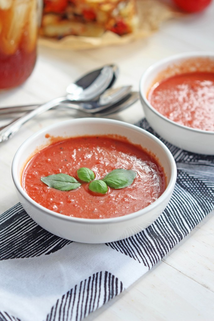 Quick and Easy Tomato Soup - On the table in 20 minutes.