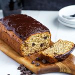 Banana Bread with Chocolate Glaze