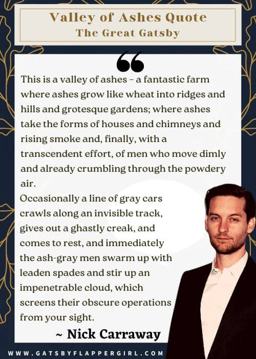 The Valley of Ashes Quote from Nick Carraway